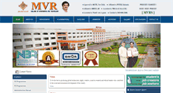 Desktop Screenshot of mvrcoe.ac.in